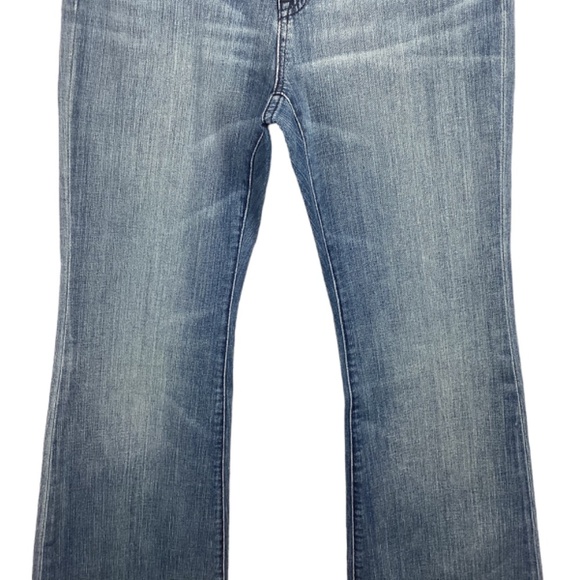 Michael Kors Selma Flare Denim Jeans Size 4 Long‎ Inseam Tall Jeans - Picture 3 of 10